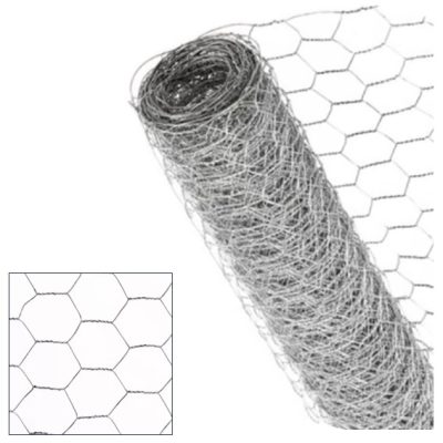 Malla Hexagonal Galvanizada (Gallinero) 1 mt Trentini