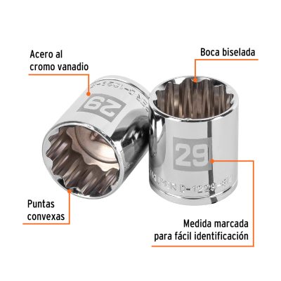 Dados 12 Puntas Milimétricos 29 mm