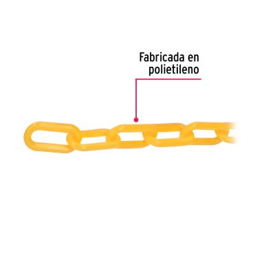 Cadenas Plásticas 8 mm Amarillo