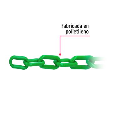 Cadenas Plásticas 8 mm Verde